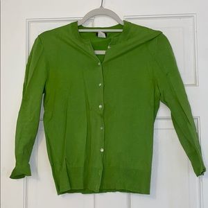 J. Crew Cardigans - Green and Coral